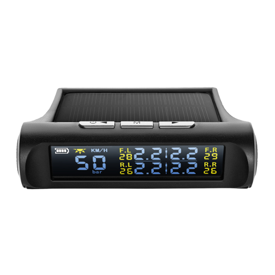 Autool TW 500 Pressure Monitoring System Manuals