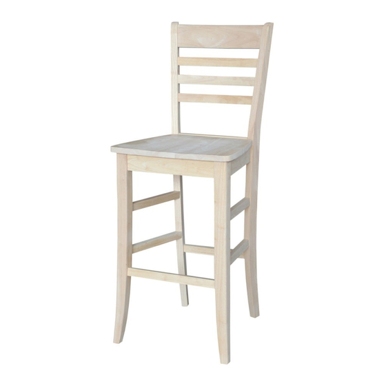 Unfinished Furniture of Wilmington S-3103 Assembly Instructions