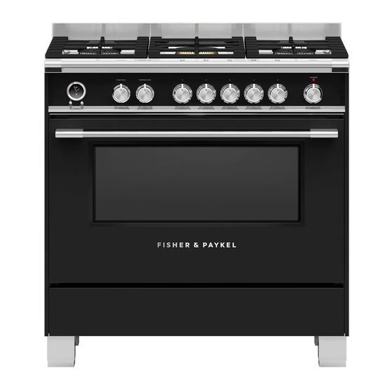 Fisher & Paykel OR90SCG6 User Manual