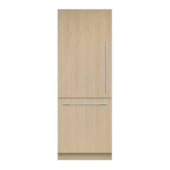 Fisher & Paykel RS3084WLUK1 Manual