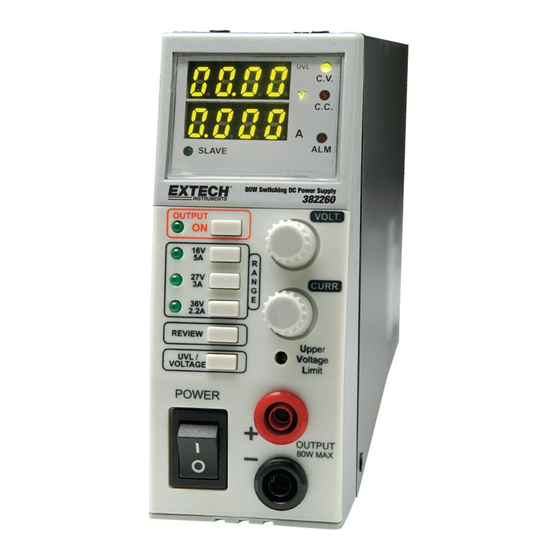 Extech Instruments 382260 User Manual
