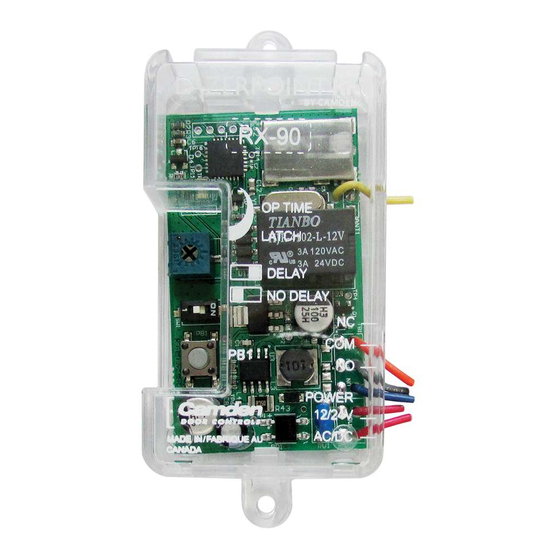 CAMDEN Lazerpoint RF RX-90 Installation Instructions Manual