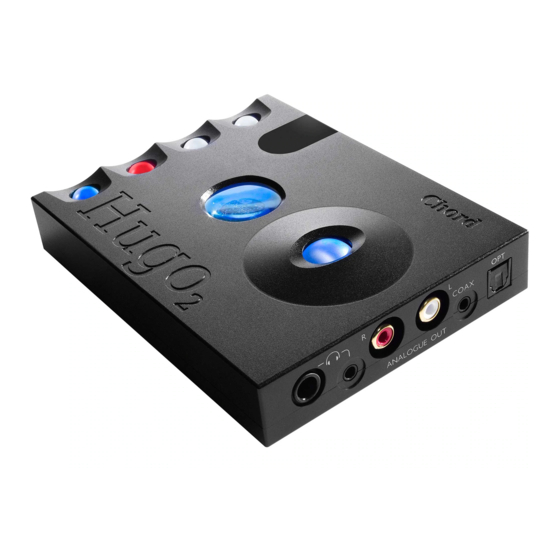 Chord Hugo2 User Manual