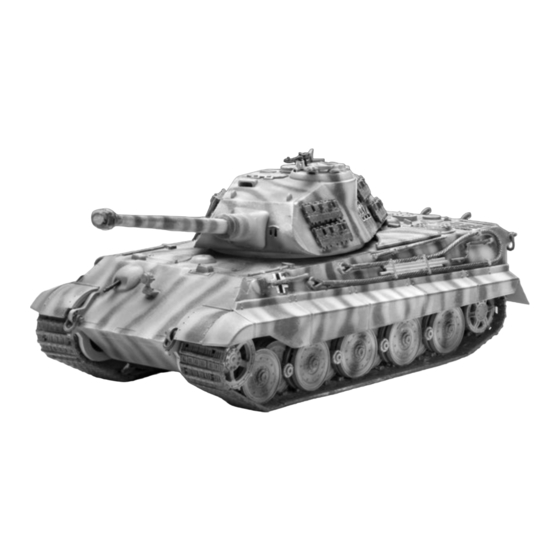 REVELL Tiger II Ausf. B Porsche Prototype Turret Assembly Manual