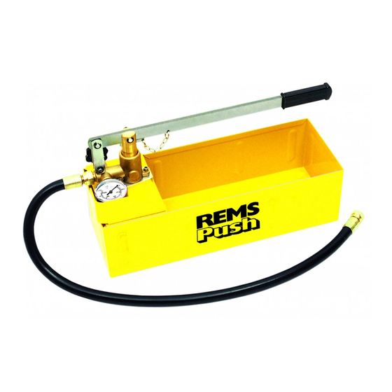 REMS Push Operating Instructions