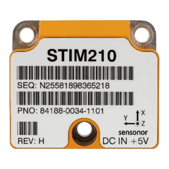 Safran STIM277H User Manual
