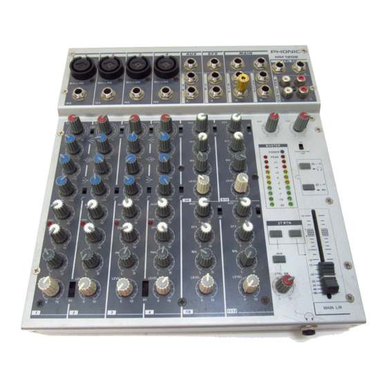 Phonic MM1002 User Manual