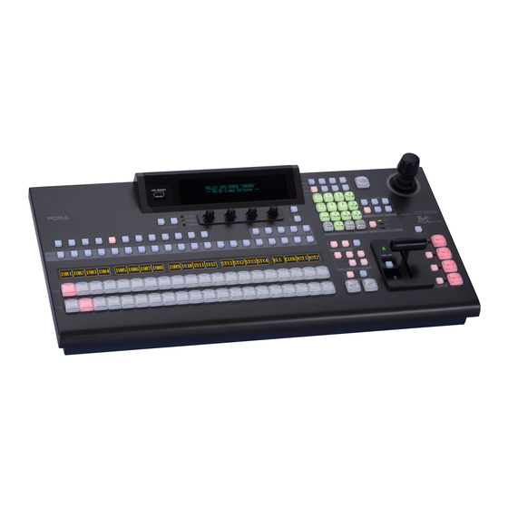 FOR-A HVS-390HS Operation Manual