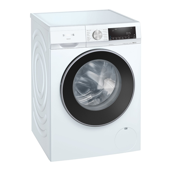 Siemens WG44G10G0 Washing Machine Manuals
