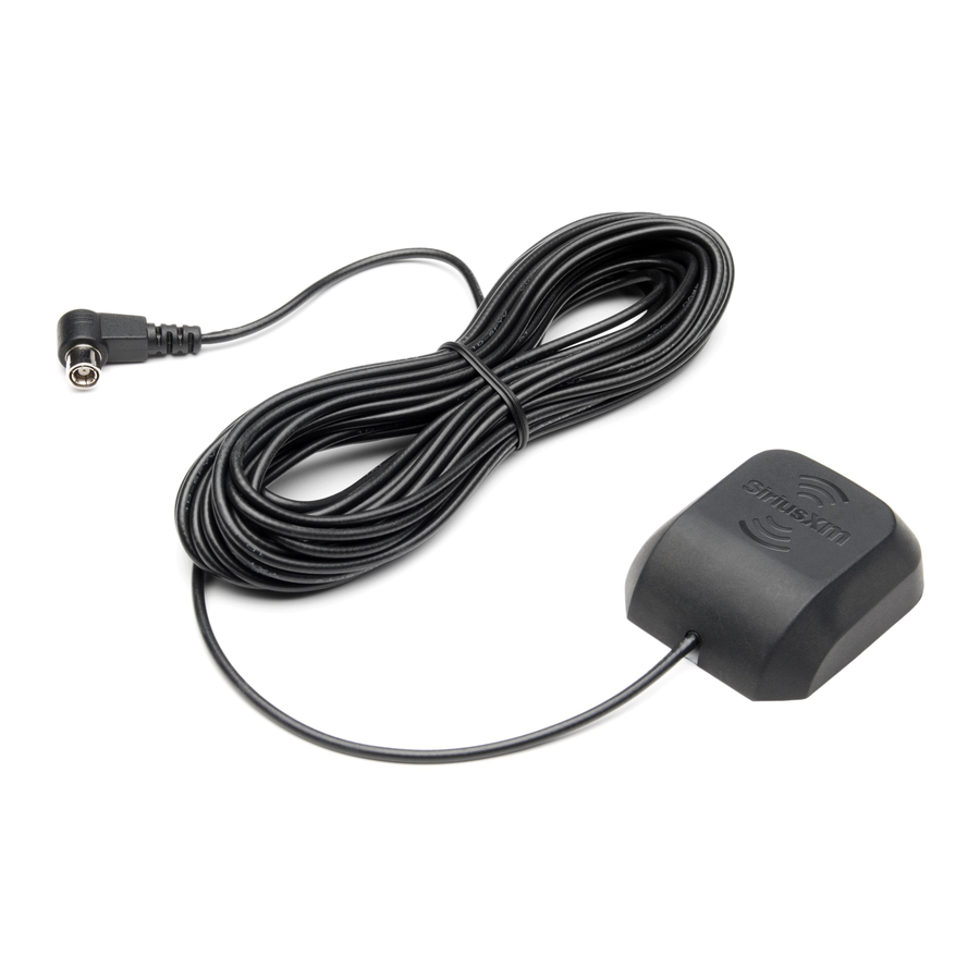 SiriusXM NGVA1 - Vehicle Antenna Installation Guide