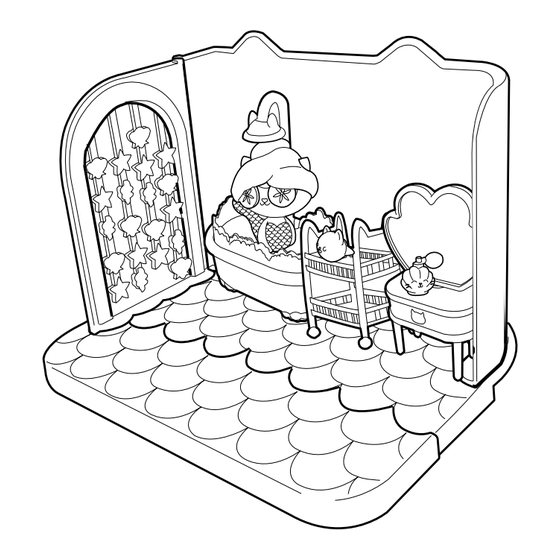 Spin Master DreamWorks Gabby's Dollhouse MerCat's Primp and Pamper Bathroom Instruction Manual
