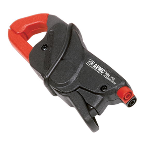 AEMC instruments MN312 User Manual