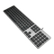 MACALLY BLSLIMKEYPROSG - Backlit White LED Compact USB Wired Keyboard For Mac Manual