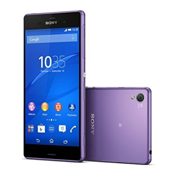 Sony D6603 User Manual