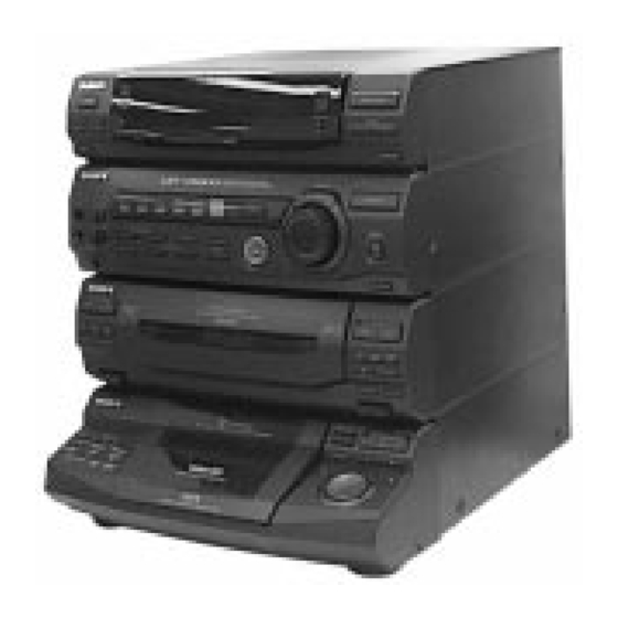Sony HCD-V4800 Manuals
