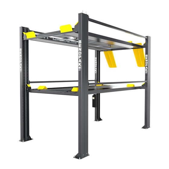 BendPak HD-973P Installation And Operation Manual