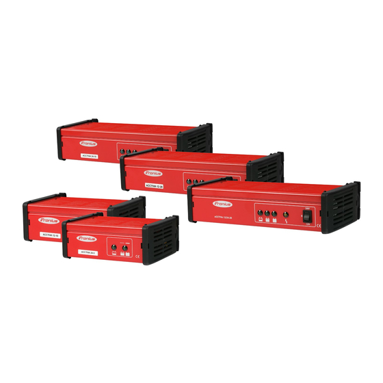 Fronius Acctiva 12-20 Operating Instructions Manual