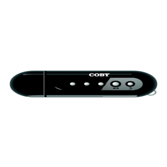 Coby MP-C833 Setup Manual