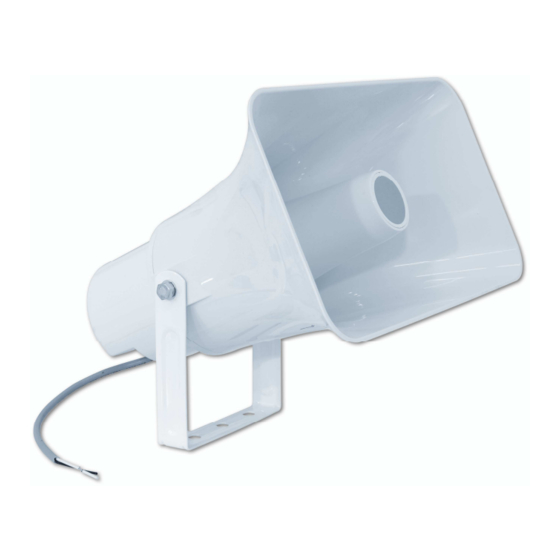 User Manuals: Omnitronic HS-35 PA Horn Speaker
