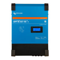 Victron Energy SmartSolar MPPT RS 450/100 Manual