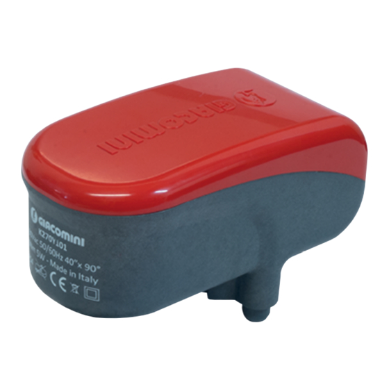 Giacomini K270Y101 Quick Start Manual