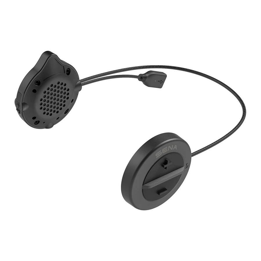 Sena SnowTalk 2 Bluetooth Headset with Intercom for Snow Helmets Quick Start Guide