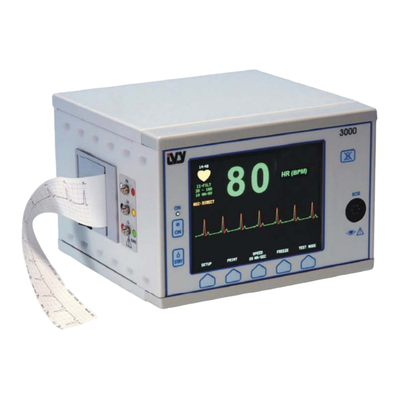 Ivy Biomedical Systems 3000 Series Service Manual