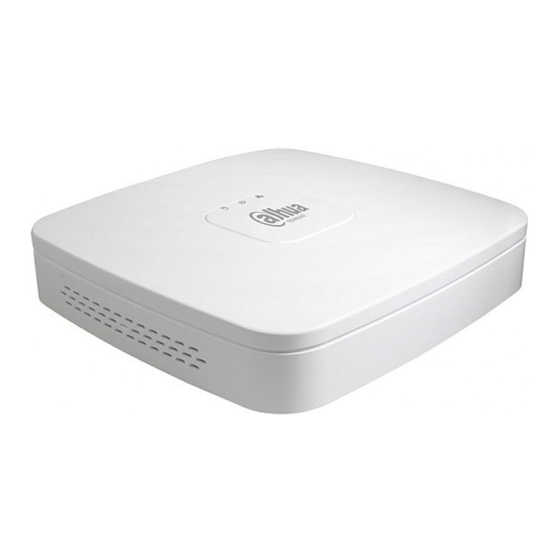 Dahua NVR52-EI Series User Manual