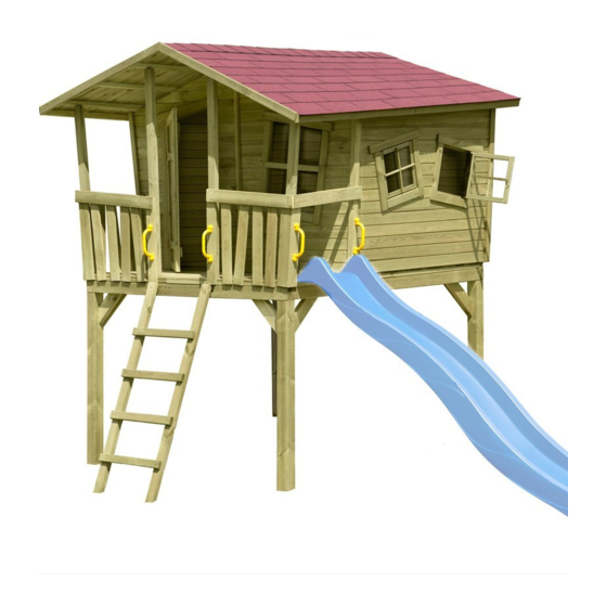 gartenpirat Stelzenhaus Tom-Fun GP1689 Assembly Instruction Manual