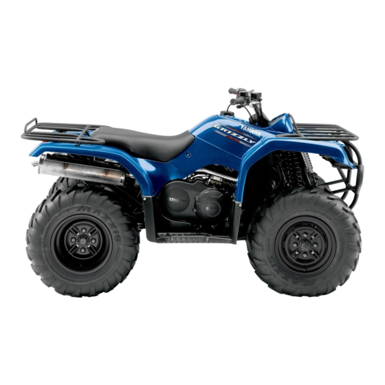 Yamaha GRIZZLY 350 YFM35FGW Owner's Manual
