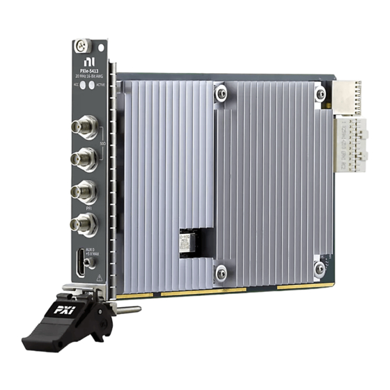 National Instruments PXIe-5413 Calibration Manual