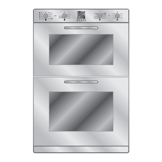 Smeg SDO10 Instructions For Installation And Use Manual