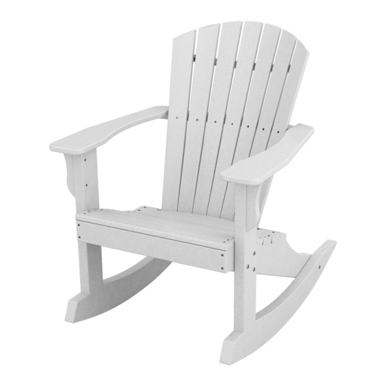 Sister Bay Hyannis Adirondack Rocker Aassembly Instructions
