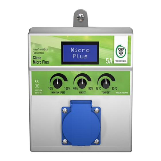TechGrow Clima Micro Plus User Manual