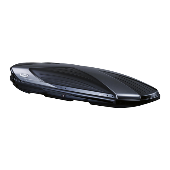 Thule Excellence XT 6119 Instructions Manual