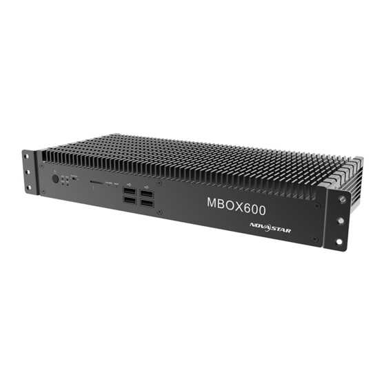 NovaStar MBOX600 User Manual