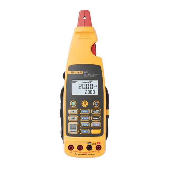 Fluke 773-II Instruction Sheet