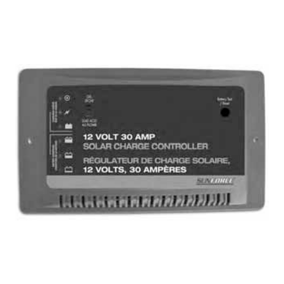 Sunforce 12 Volt 30 Solar Charge Controller User Manual