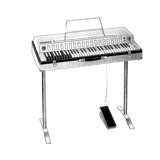 Hohner Symphonic 35 Electronic Keyboard Manuals