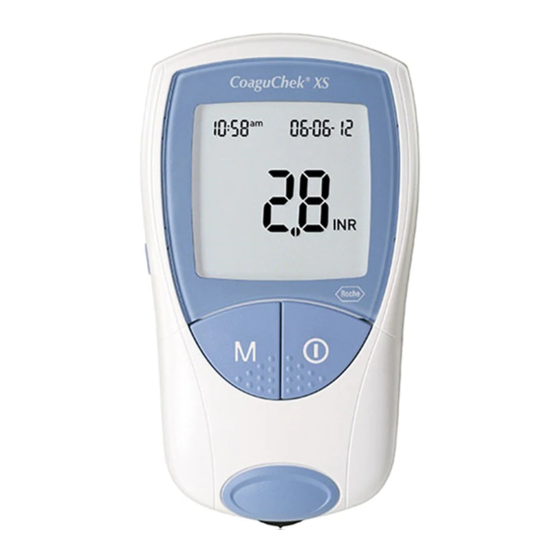 Roche CoaguChek XS System Getting Started