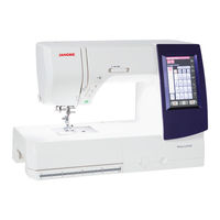 Janome Memory Craft 9850 Instruction Book