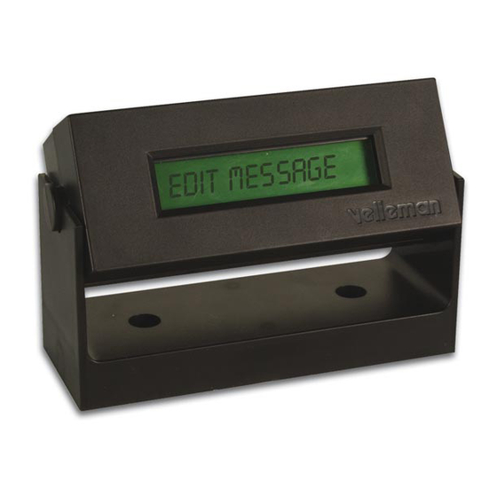 Velleman MK158 User Manual