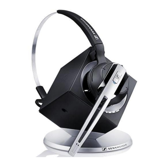 Sennheiser DECT Comfort calls DW Office Quick Manual