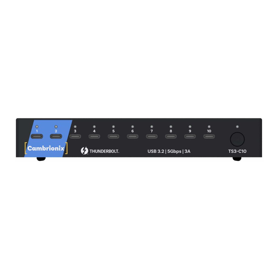 CAMBRIONIX TS3-C10 User Manual