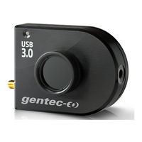Gentec-EO BEAMAGE SERIES User Manual