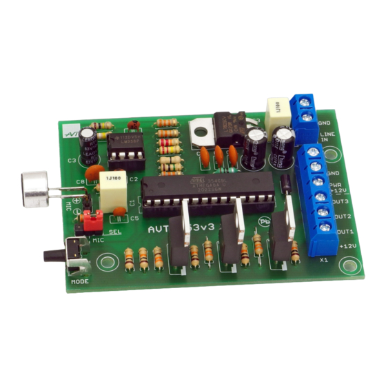 AVT 1853 Quick Start Manual