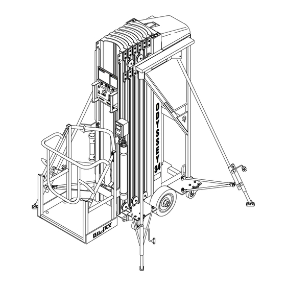 Bil-Jax ODYSSEY 34 Operation And Maintenance Manual