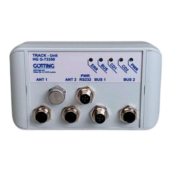 Gotting HG G-73350ZB Manual