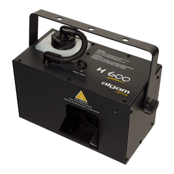 Algam Lighting H600 Manual