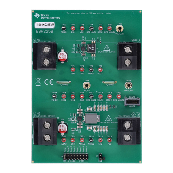 Texas Instruments TPS54KC23EVM User Manual